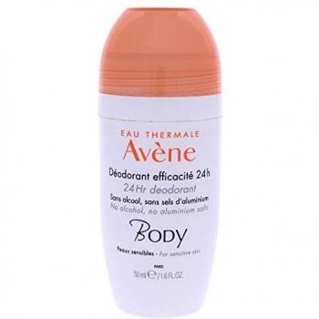 Avène Regulating Roll-On Deodorant 50ml - 24h Efficacy for Sensitive Skin
