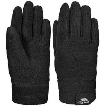 Trespass Lala II 1 Guante de Forro Polar, Infantil, Negro, Talla: 8/10