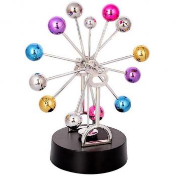 Dispositivo De Movimiento Perpetuo De La Rueda De Color Regalos De Los Amantes De PéNdulo ElectromagnéTico Modelo Adornos De Escritorio , 108*210mm