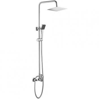 Grifo de Baño Monomando Rociador Cuadrado - Conjunto Sanitario Moderno