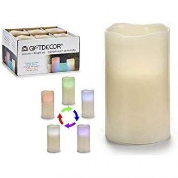 Vela LED Colorida 12,5 cm