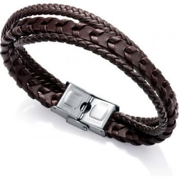 Pulsera Viceroy Magnum de acero multi tiras en marrón