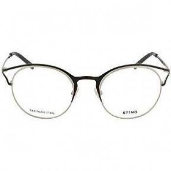 Sting VST112490583 Gafas, Palladium W/Shiny Black Parts, 49/20/135 para Mujer