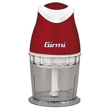 Tritatutto Eléctrico Girmi TR01, 350W, Cuchillas de Acero Inoxidable, Capacidad 0.5L, Rojo y Blanco