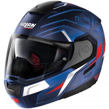 Casco Modular Nolan N90-3 Comeback N-COM Azul Caimán 46