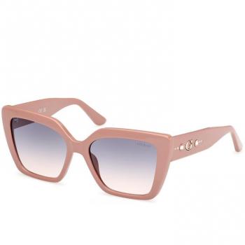 Guess Shiny Beige Women's Sunglasses with Blue Gradient Lenses GU00162