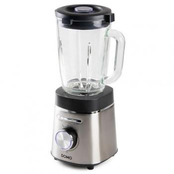 Licuadora Domo Alta Velocidad 1400 W con Jarra de Cristal 1,75 L y Acero Inoxidable