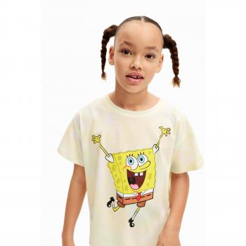 Desigual Dacia Girl's Organic Cotton Casual Tie-Dye T-Shirt