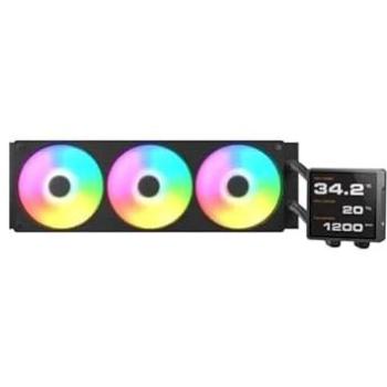 Refrigeración Líquida Cougar Poseidon Vistek Pro 360mm ARGB, Compatible con Intel y AMD, Negro