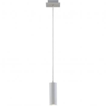 Lámpara colgante moderna Lindby Joffrey en blanco, hecha de metal, para salón y comedor, con 1 bombilla GU10