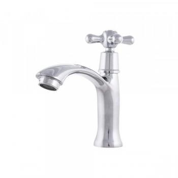 Grifo Cocina Latón/Zinc, Cromado, Agua Fría, Caño Bajo, Monomando [QLI-FA-1351]