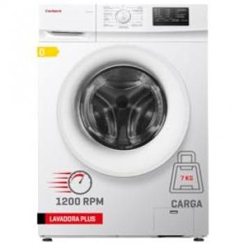 Lavadora Carga Frontal Corberó CLH7BL1224, 7kg, 1200rpm, Clase D, Blanco, 15 Programas, Inicio Diferido, Lavado Rápido