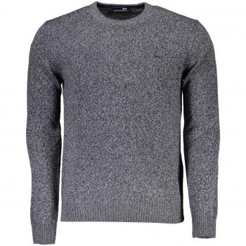 Elegant Crew Neck Sweater with Contrasting Details - XXL