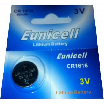 10 x botón de litio, CR1616 3 V 50 mAh