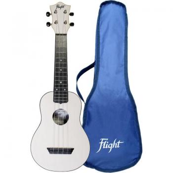 Flight TUS-35 White Travel Soprano Ukulele