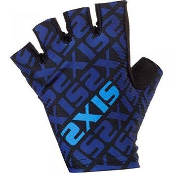 SIX2 - Guantes de Verano para Ciclismo, Color Azul, Talla L, Unisex
