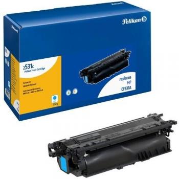 Toner Pelikan 2531c Cian Compatible Reacondicionado para HP Color LaserJet Enterprise M651 - 15000 Páginas
