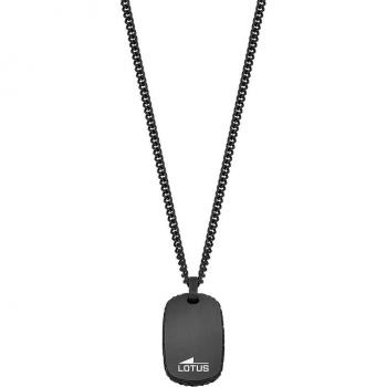 Collar Lotus Style LS2257-1/1 para Hombre de Acero Acabado Mate Men In Black
