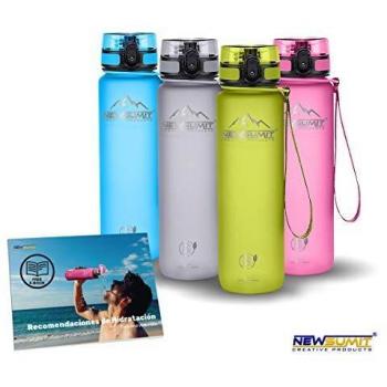 NEWSUMIT Botella De Agua Deportiva Superior - BPA Free Tritan - Todo Uso