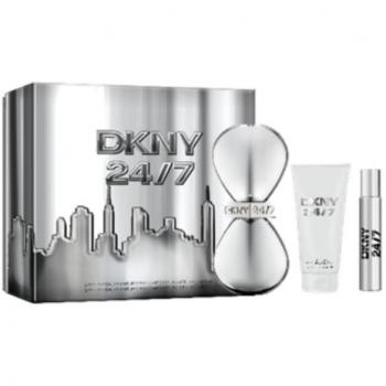 Set de Perfume Donna Karan DKNY 24/7 Eau De Parfum 100 ml + Miniatura 15 ml + Loción Corporal 100 ml