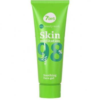 Gel Calmante Facial y Corporal 98% Aloe Vera con Extractos de Árbol de Té - Hidratación Profunda y Limpieza de Poros para Todo Tipo de Piel, 80ml