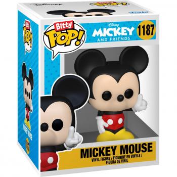 Funko Bitty Pop! Disney 4-Pack - Sorcerer Mickey, Dale, Princess Minnie & Surprise Mystery Mini Figure - 0.9 Inch Collectable with Stackable Display Shelf