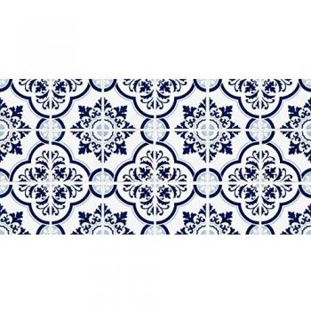 Laroom Alfombra Vinílica de Cocina Diseño Estoril, Vinilo Antiliscante, Gris, 50x100 cm