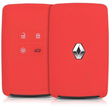 kwmobile Funda de silicona para llave Smart Key de 4 botones para coche