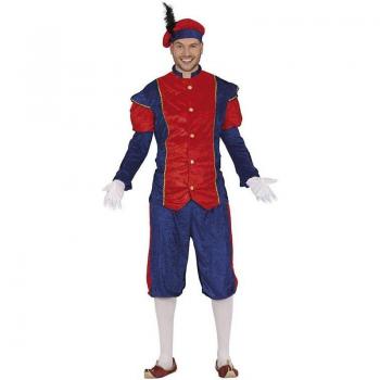 Disfraz de Paje Blaugrana elegante para hombre
