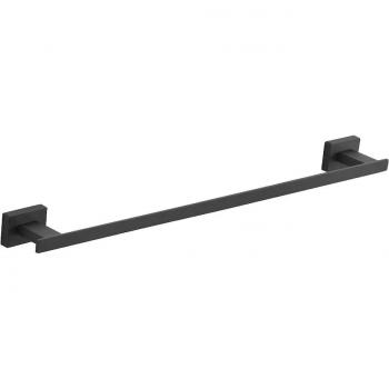 Toallero de barra Gedy Atena 45 cm Negro