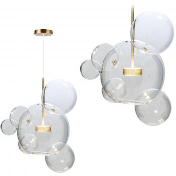 Lámpara de suspensión LED Toolight APP650-CP oro