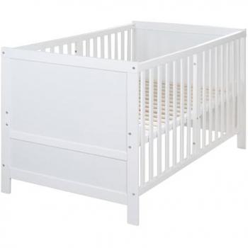 Cuna Combinada Evolutiva EASY SLEEP 70 x 140 cm - Blanca, Ajustable en Altura, Incluye Piezas de Transformación