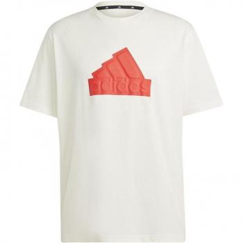 Camiseta de Manga Corta Adidas Future Icons Badge Of Sport para hombre en color blanco