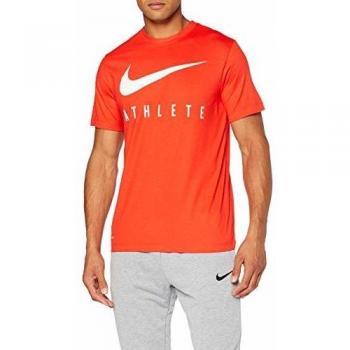 Nike M Nk Dry tee Db Athlete Camiseta de Manga Corta, Hombre, Habanero Red/