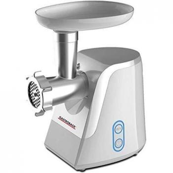 Gastroback 41403 Design Plus Picadora de Carne Embutidora, 1500W, Engranaje Metálico, Libre de BPA, Color Blanco