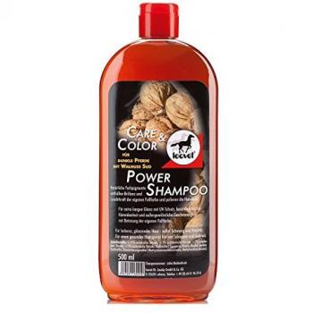 Champú Power Leovet para Caballos de Capa Oscura 500ml con Extracto de Nuez