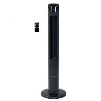 Ventilador de Torre Kodima con Mando a Distancia 45W Negro
