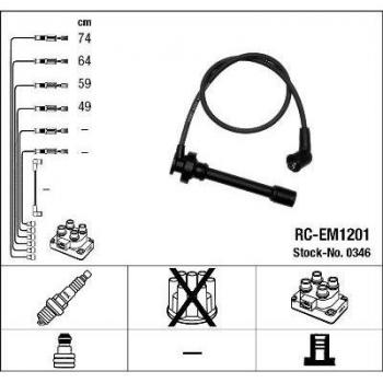 Juego de cables de encendido NGK 0346