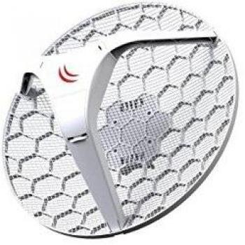 Mikrotik LHG HP5 5GHz, Punto de Acceso Exterior con Potencia Ethernet (PoE), Blanco, 54 Mbit/s, IEEE 802.11a/n, Capacidad de Memoria de 16MB/64MB y Antena Direccional de 24.5dBi