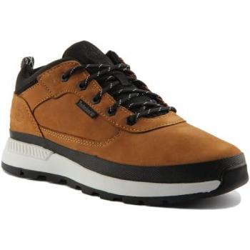Zapatillas de senderismo Timberland Field Trekker para niños en amarillo, tamaño 38