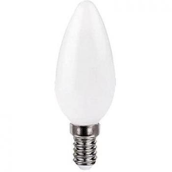 Garza ® - Bombillas Led de Filamento Opal Decorativa Vela, Luz Fria 5000K, Casquillo E14, 4W 470 lúmenes