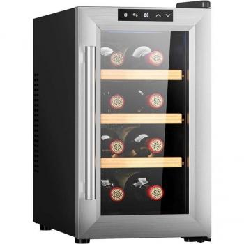 Vinoteca Cecotec para 8 botellas con Temperatura Regulable y Bajo Nivel de Ruido - Modelo 2708
