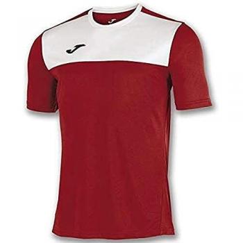Joma Winner Camisetas Equip. M/C, Niños, Rojo-Blanco, XS