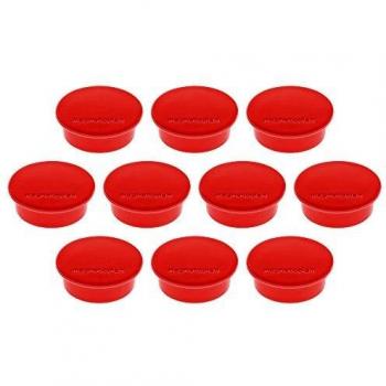 Imán Premium Discofix Color Rojo Ø 40 mm (10 unidades)