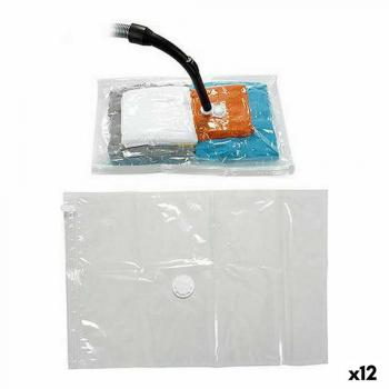 Bolsas de Vacío Transparente Plástico Antihumedad 60 x 80 cm (12 Unidades)