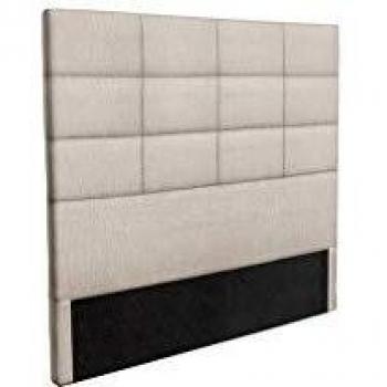 Cabecero moderno en tejido beige natural 160 cm Anatole - Beige color natural