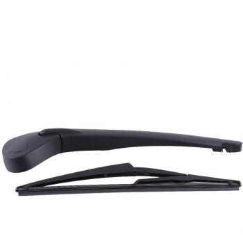 Qiilu Coche Auto Limpiaparabrisas Brazo & Blade Parabrisas trasero