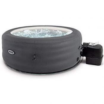 Spa hinchable 4 personas Intex Simple PureSpa 795 litros, con burbujas y accesorios incluidos, dimensiones 196 x 66 cm