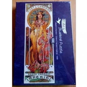 Alphonse Mucha Moët & Chandon-Grand Crémant Impérial, 1899 1000-Piece Puzzle by Bluebird