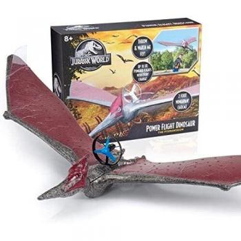REDSTRING- Figura Jurassic World Power Flight Dinosaur Pteranadon 60 Cm. hasta 30 Vuelos con Bateria